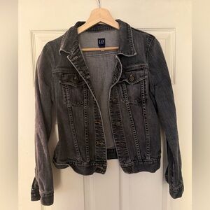 GAP Women's Charcoal Jean Jacket